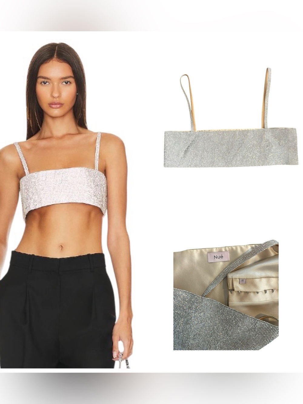 Nue Studio Charlotte Crystal Top